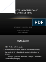 ACV do processo de fabricação de chapas de vidro