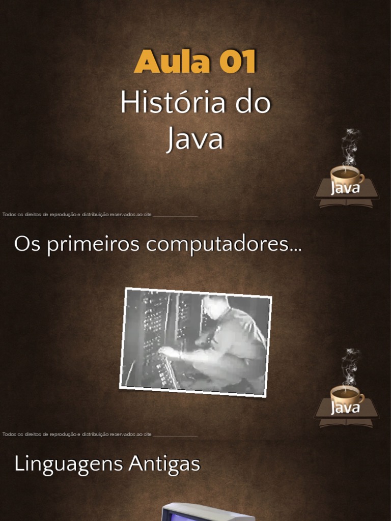 História do Java: Origens e Evolução | PDF | Linguagem de programação ...