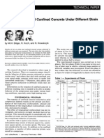 Ductility of Plain and Confined Concrete Under Different Strain Rates