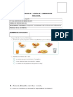 Evaluación Lenguaje 2o Grado - Comprensión Lectura Cuento Oso Mañoso