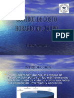 Control de Costo Horario de Equipos