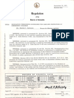 Regulation 71-29, Regulation Prescribing Guidelines For Care and Protection of Dependent Children