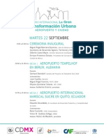 Programa Foro Internacional.