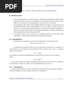 Reacciones Quimicas no elementales
