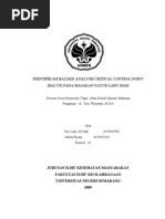 Download Identifikasi Hazard Analysis Critical Control Point Haccp by aswaja_girl SN28336416 doc pdf