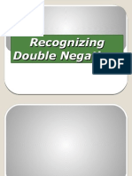 Recognizing Double Negatives