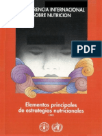 De Estrategias Nutricionales: Elementos Principales