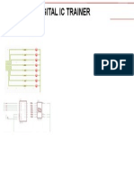 Digital Ic Trainer: Seven Segment Circuit