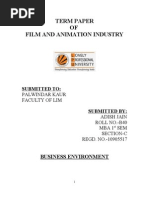 Download PESTLE analysis of Film and Animation Industry by aadishjain007 SN28337429 doc pdf