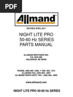 Night Lite Pro Ld 50.60hz 6-7.5!8!08-Pres Parts Manual