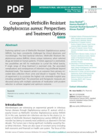 Conquering methicillin resistant staphylococcus aureus
