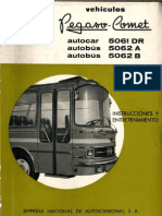 Manual Pegaso Comet Modelos 5061 - 5062