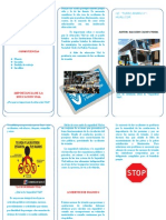 Triptico de Seguridad Vial