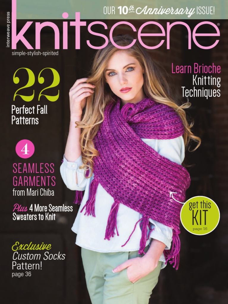 Knitscene Fall 2015, PDF, Knitting