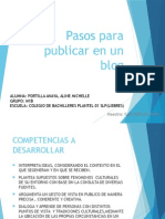 Pasos para Publicar Un Blog