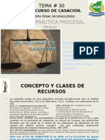 Tema No.30 La Casación Penal en Nicaragua