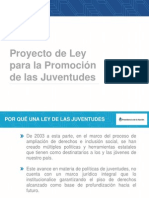 Ley de Promoción de Juventudes. Argentina 2015
