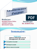 La Mise en Oeuvre D'un Projet