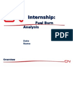 Internship - Fuel Burn Analysis