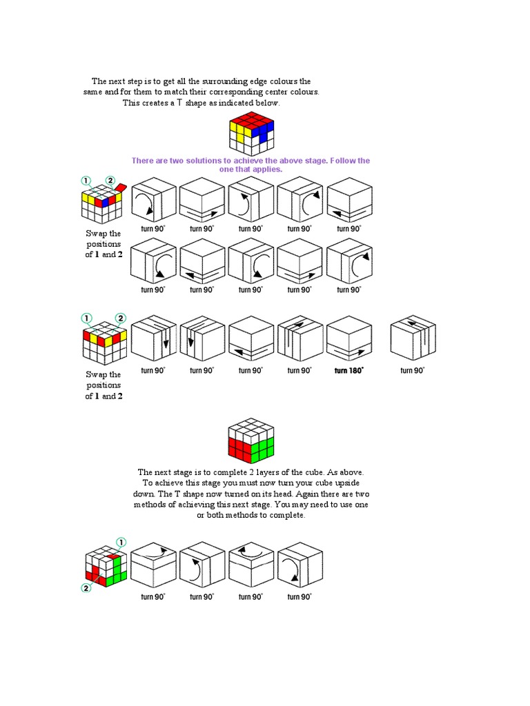Rubic Cube | PDF | Teaching Mathematics