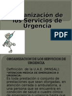 Organizacin de Los Servicios de Urgencia