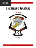 Download Kenpo Journal User Guide by Juan C Lastra D SN283397187 doc pdf