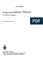 Fulton Harris Representation Theory