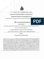 University of Colombo, Sri L, Anka: Faculty of Management and Finance Postgraduate &mid-Career Development Unit