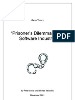 Prisoner's Dilemma in The Software Industry
