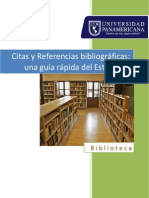 citas y referencias bibliograficas
