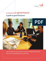 A Guide to Good Corporate Governance