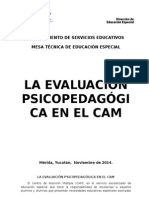 Evaluacion Psicopedagogica