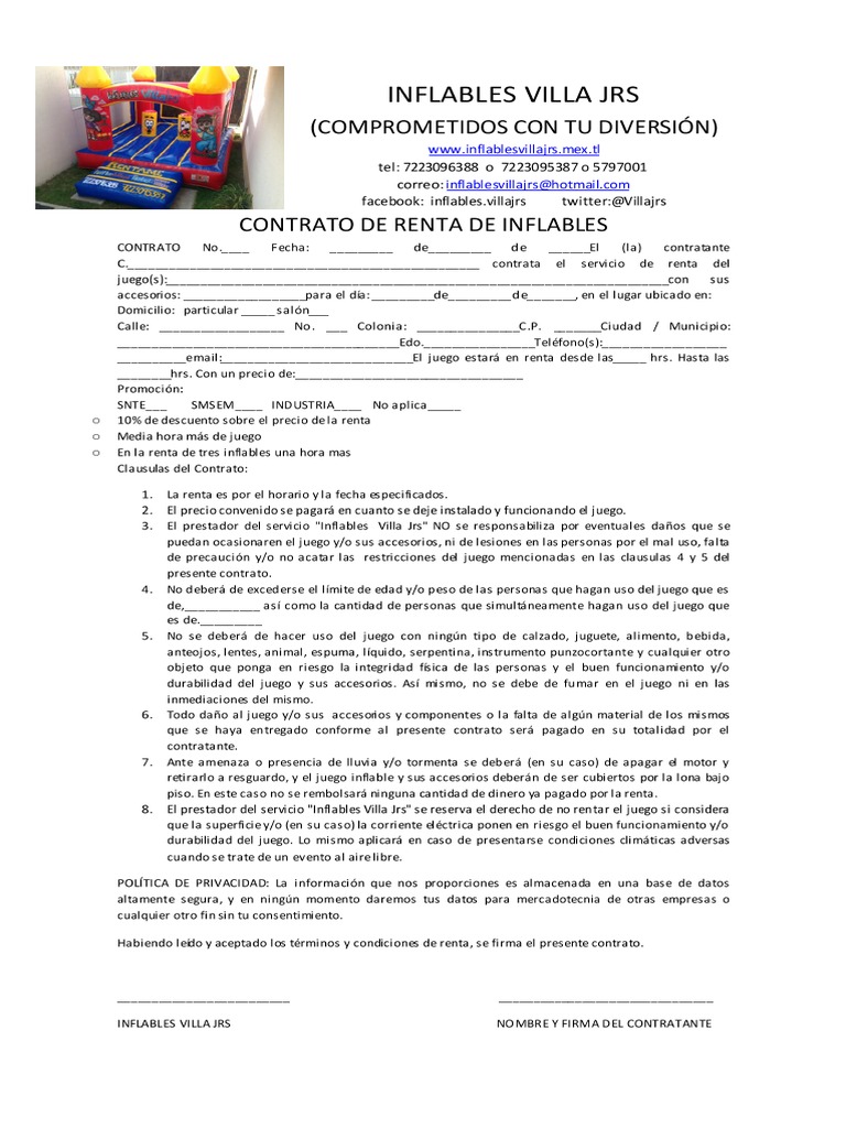 Contrato de Renta
