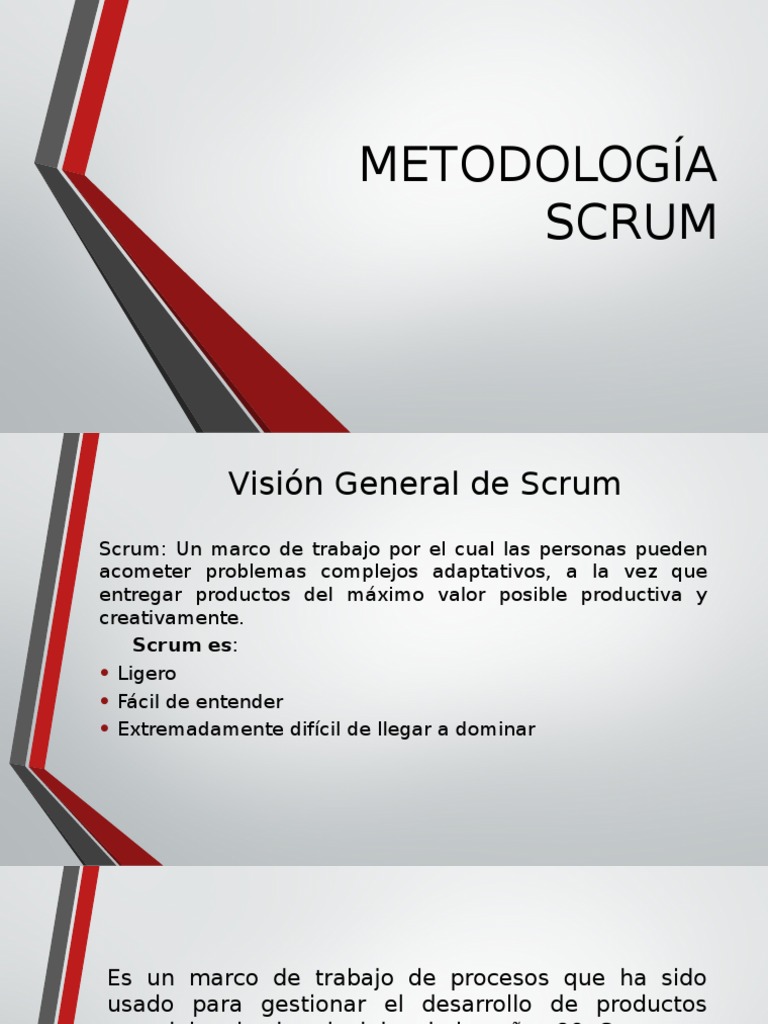 Desventajas de la Metodología Scrum | PDF | Scrum (desarrollo de ...