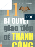 11 Bi Quyet Giao Tiep de Thanh - M.T.lederman