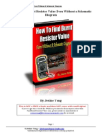 How to Find Burnt Resistor Value