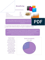 Audience Profile: Male Female Age Groups Sample Population