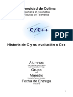 Historia C y C++ y operadores