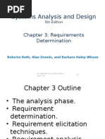 Chapter 3 Requirement Determination