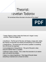 Theorist - Tzvetan Todorov