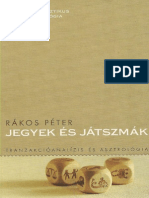 Rakos Peter Jegyek Es Jatszmak