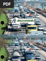 Transporte de Cargas Pelo Modal Rodoviário-Versão 1