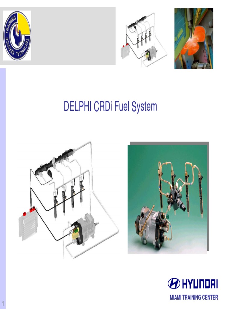 Delphi CRDi Fuel System Overview | PDF | Fuel Injection | Pump