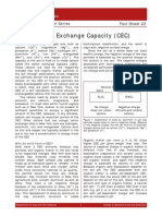 Cation Exchange Capacity (CEC) : Fact Sheet 22 Agronomy Fact Sheet Series