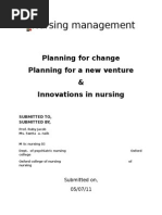 Planning For Change