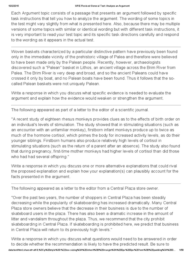 Awa Examples In Gre | GRE Analytical Writing Template (2024’s Updated ...