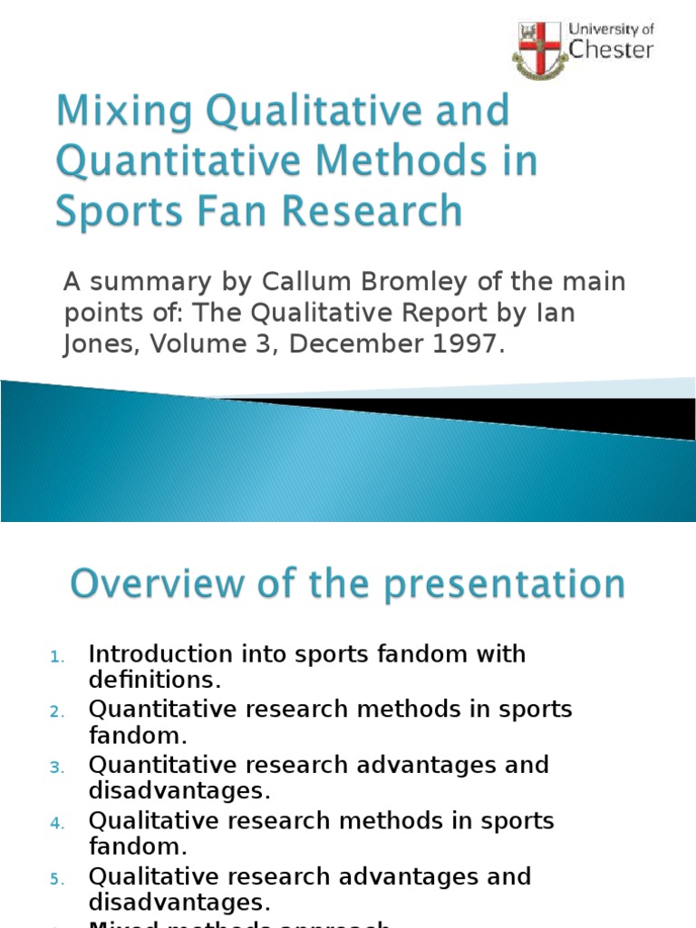 quantitative research example in sports