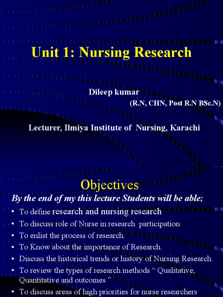 quantitative research article in nursing