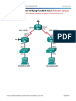 Lab Configuring and Verifying Standard ACLs ILM