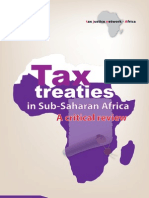 [New TJN-A report] Tax Treaties in Sub-Saharan Africa 